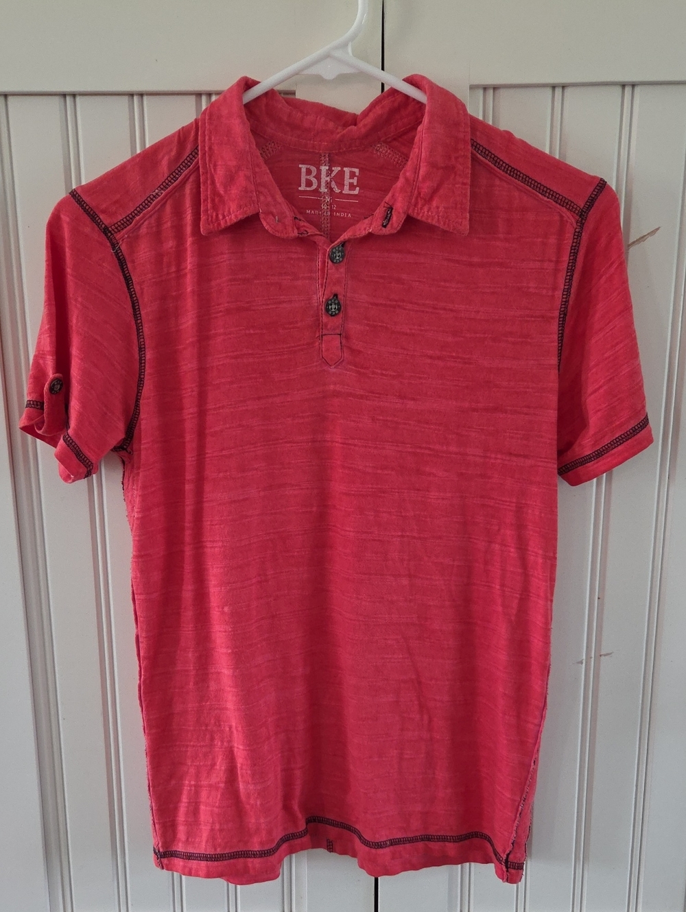 BKE Buckle Boys Polo Shirt 10-12 Short Sleeved